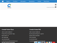 Tablet Screenshot of conexaoturismo.com